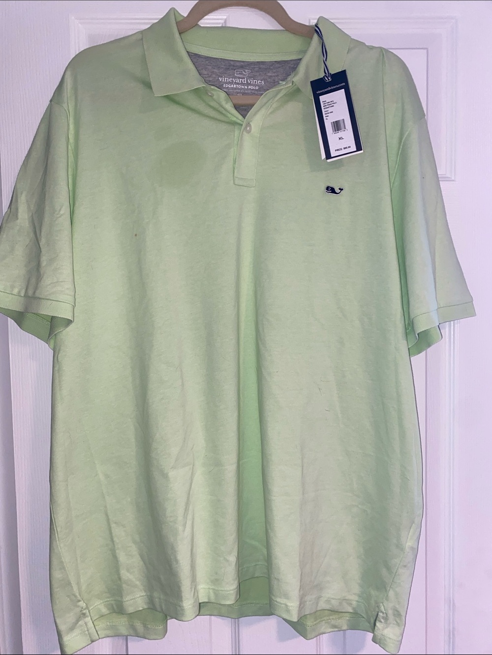 Vineyard Vines Men’s Light Lime Green Polo